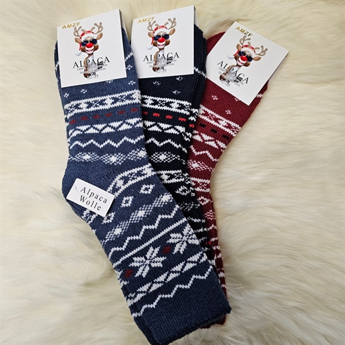 Alpaca Wollsocken